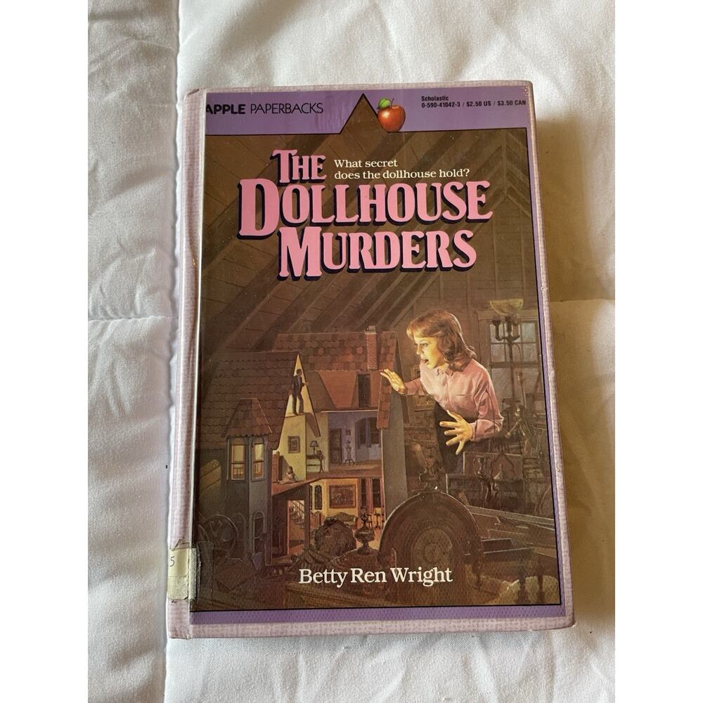 The Dollhouse Murders Betty Ren Wright 1983 Apple PB Vintage Kids Horror